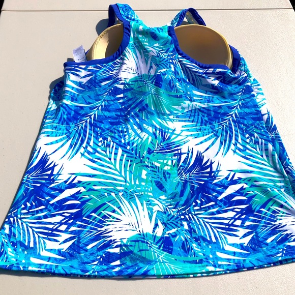 Swimsuits for All Women’s Swimsuit Bathing Suit High Neck Bikini Tankini L 14 - Picture 4 of 9